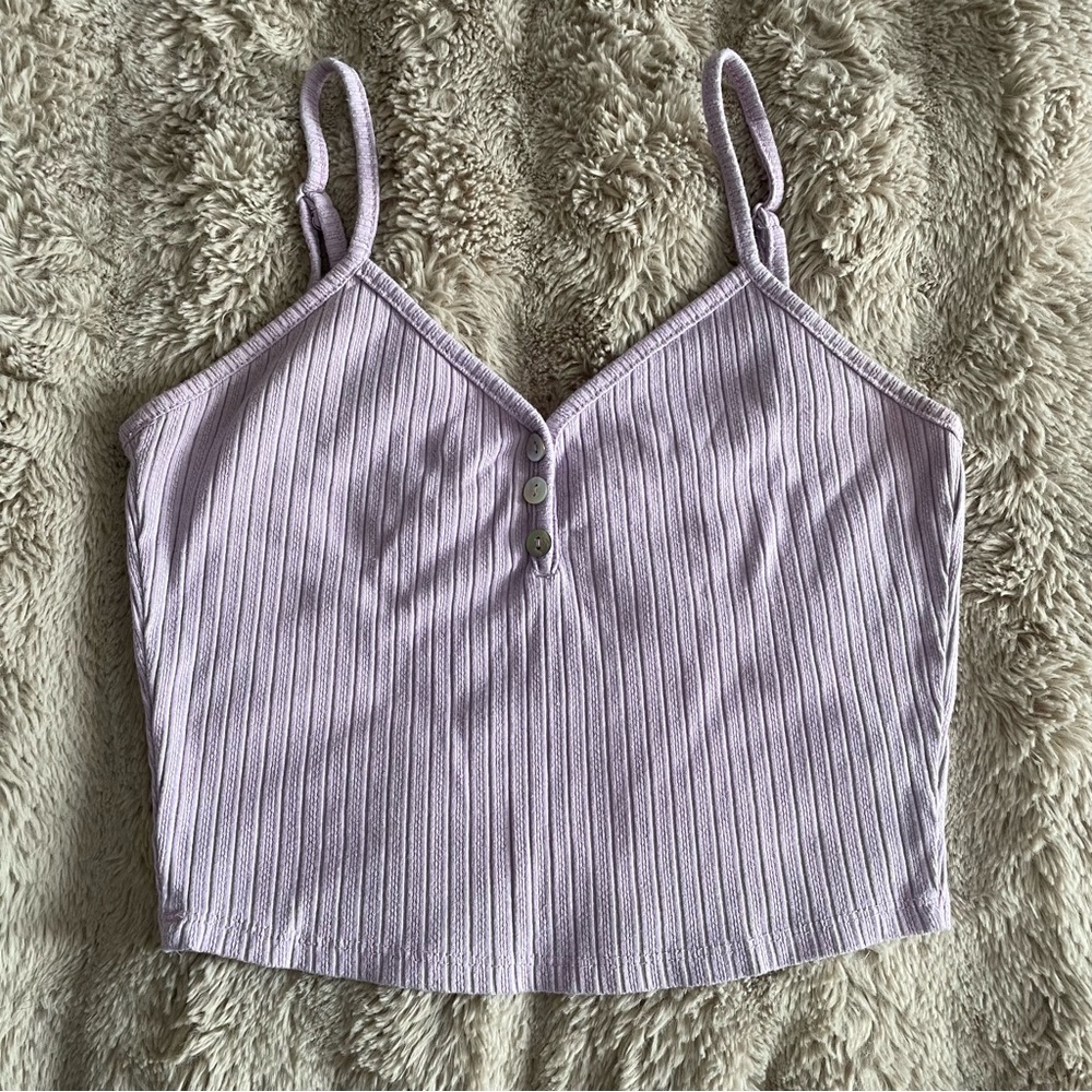 Purple Crop Top